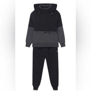 Mayoral Charcoal and Black Kids Pajama Set